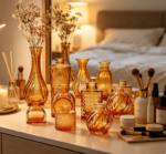 Glass Bud Vases, Set of 32, Small Mini Vintage – for Centrepieces or Weddings