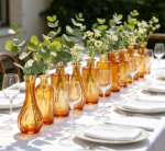 Glass Bud Vases, Set of 32, Small Mini Vintage – for Centrepieces or Weddings
